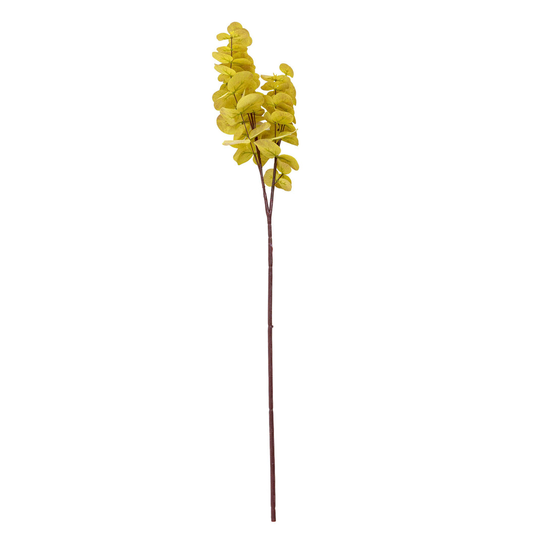 Faux Eucalyptus Stem Yellow