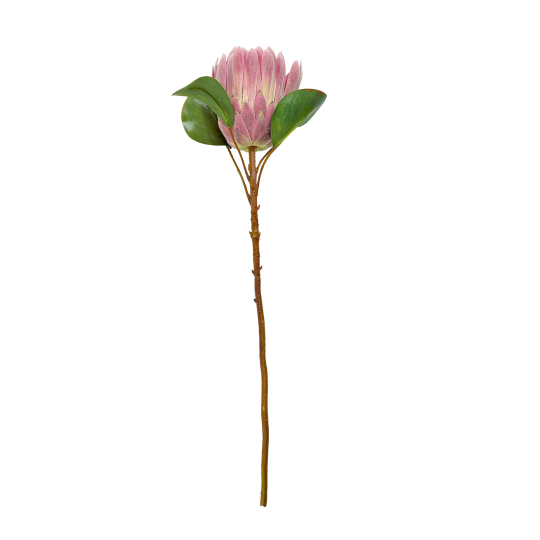 Pink Protea Faux Stem