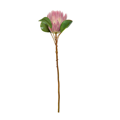 Pink Protea Faux Stem