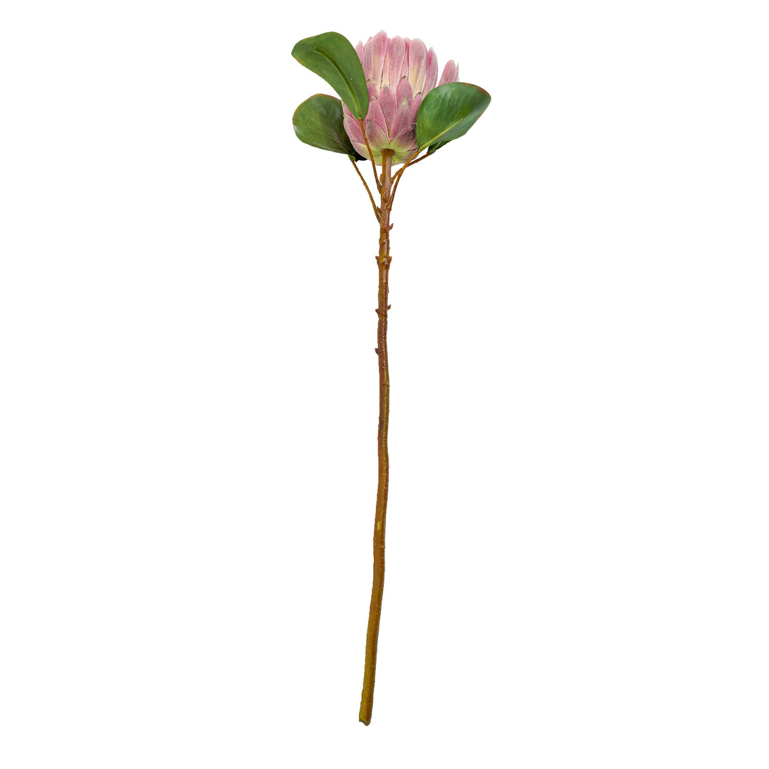 Pink Protea Faux Stem