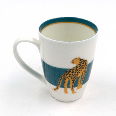 Light Blue Cheetah Mug