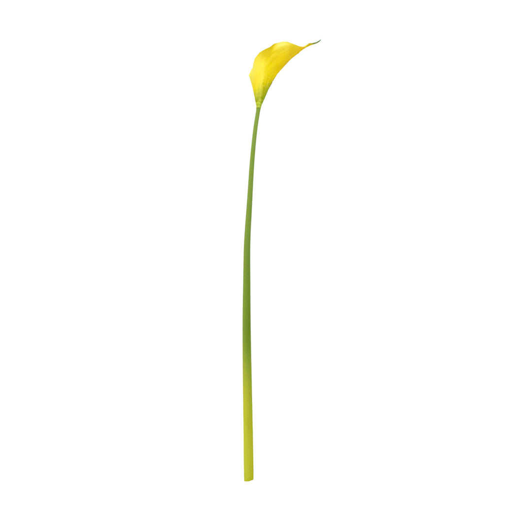 Faux Golden Yellow Lily Stem