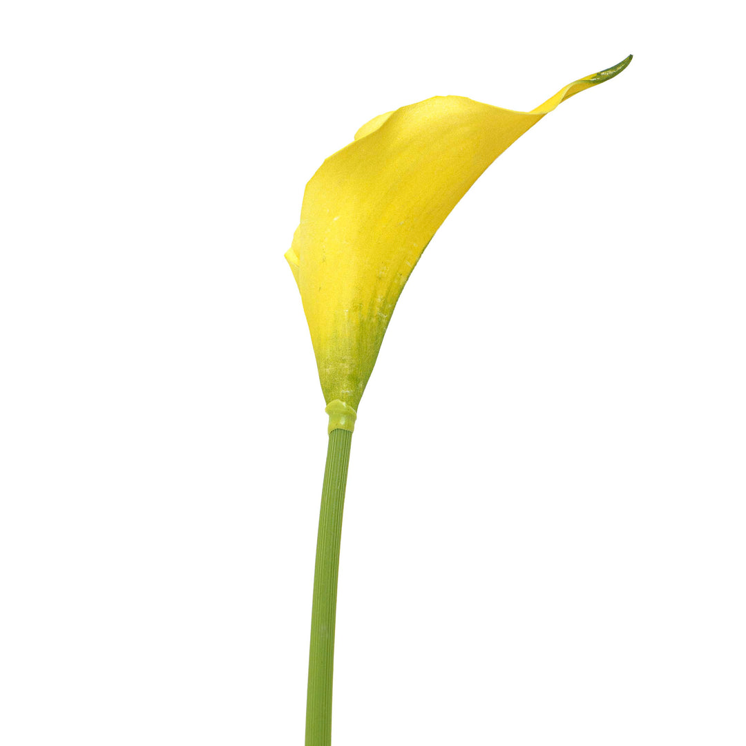 Faux Golden Yellow Lily Stem