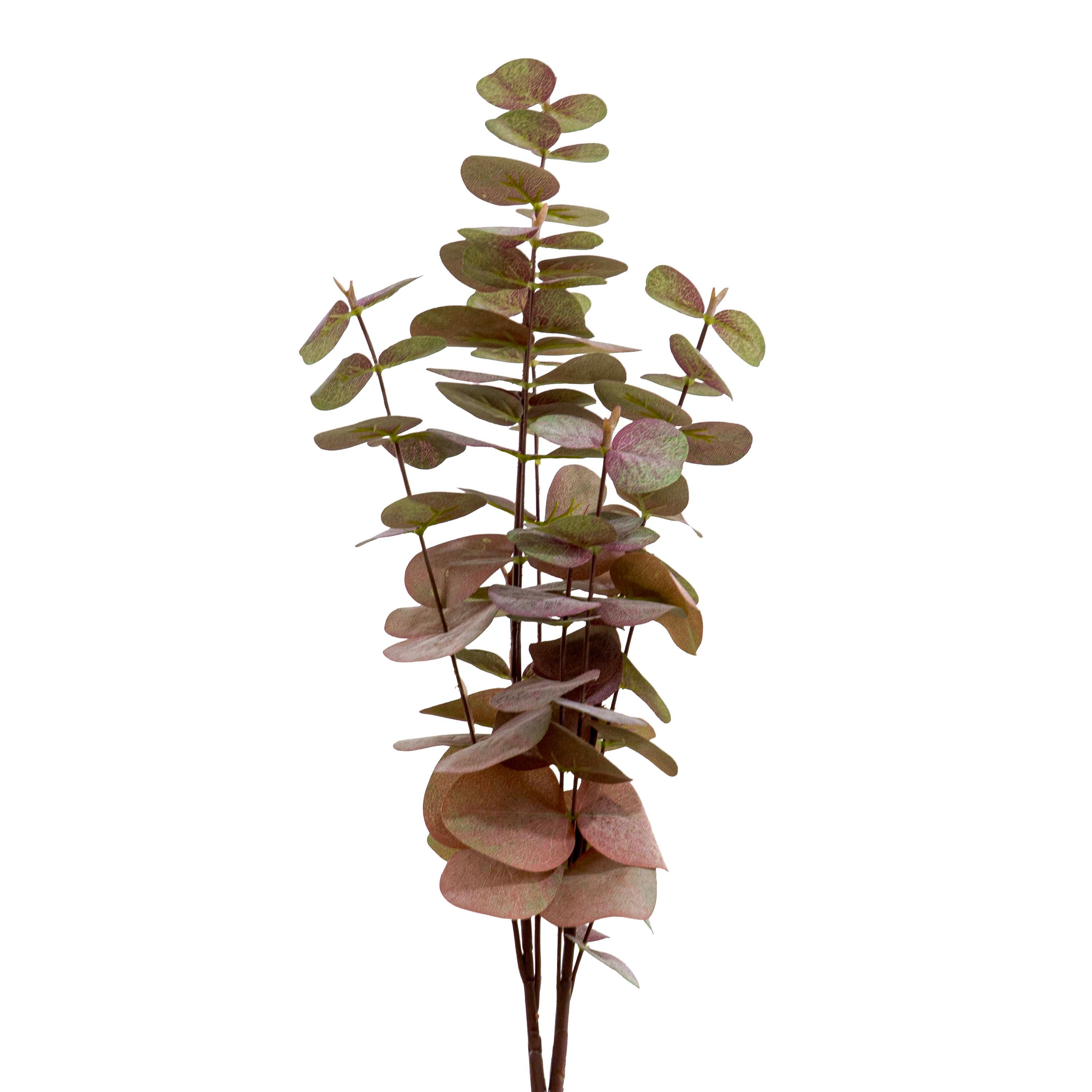 Faux Eucalyptus Stem Brown