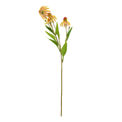 Faux Gerbera Stem Orange