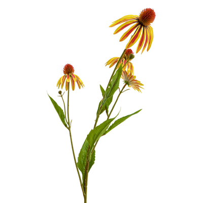 Faux Gerbera Stem Orange