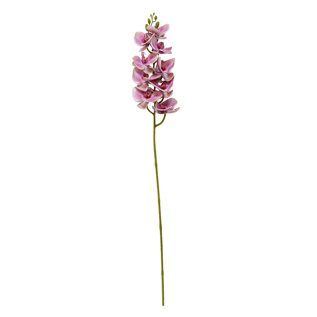 Faux Orchid Stem Coral Pink