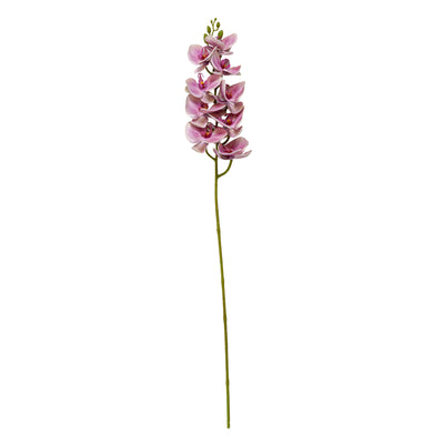 Faux Orchid Stem Coral Pink