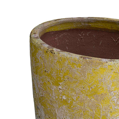 Soft Yellow Ceramic Pot