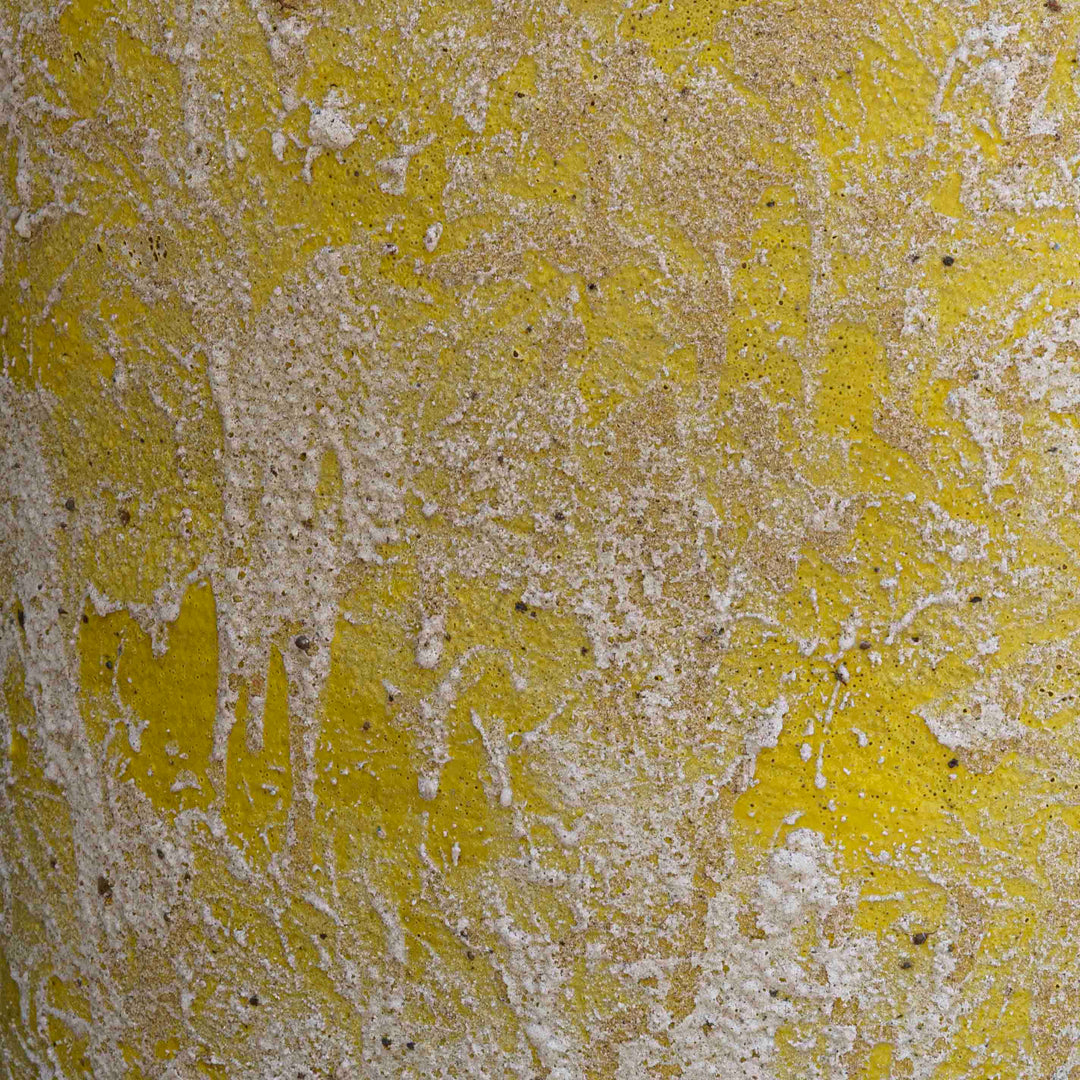 Soft Yellow Ceramic Pot