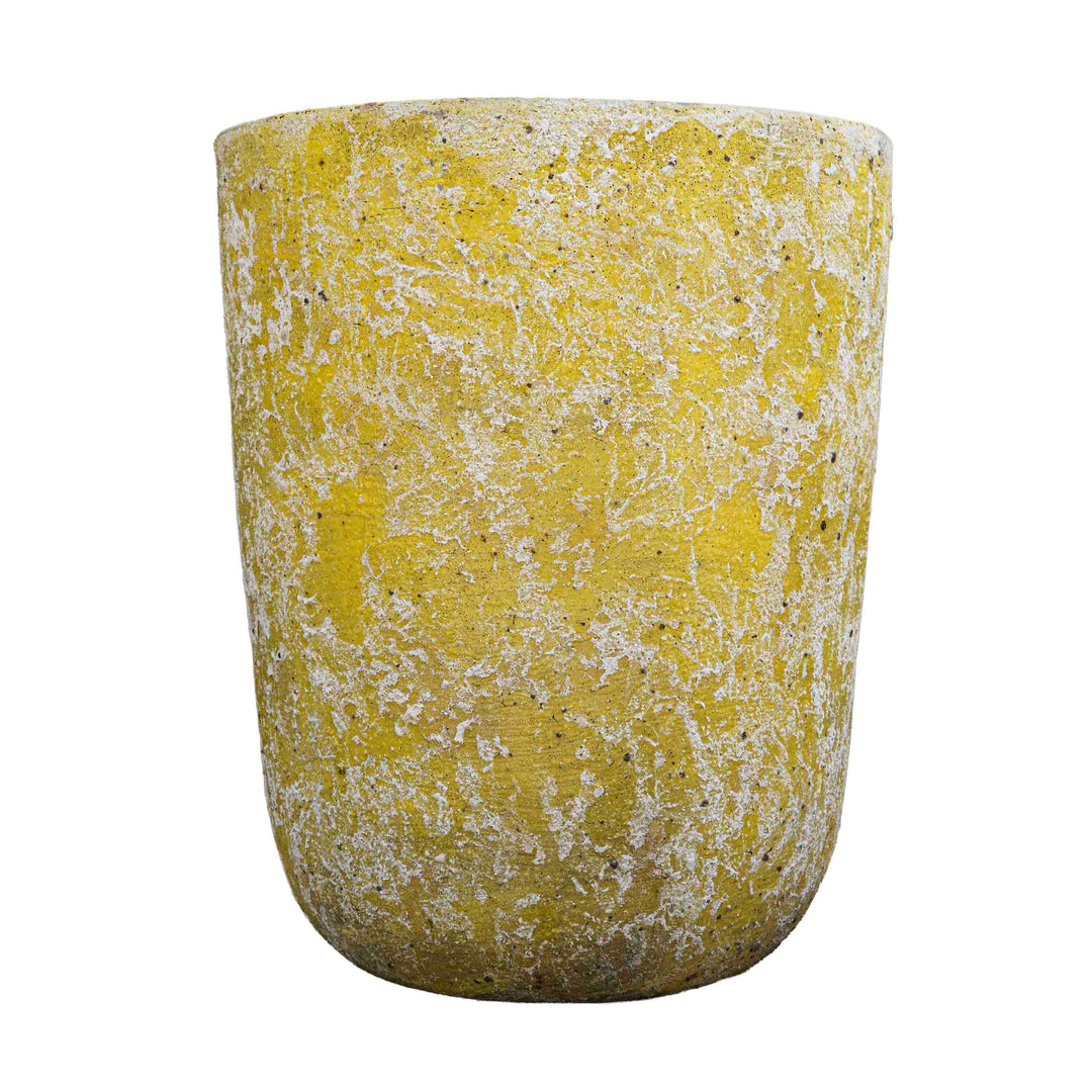 Soft Yellow Ceramic Pot