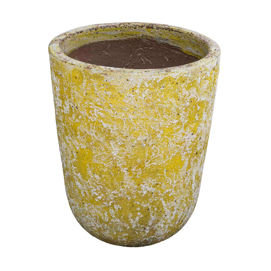 Soft Yellow Ceramic Pot