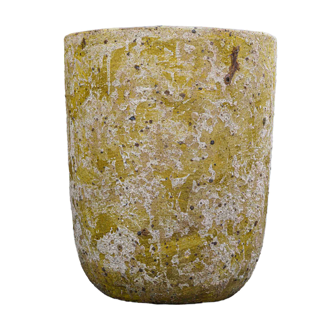 Soft Yellow Ceramic Pot