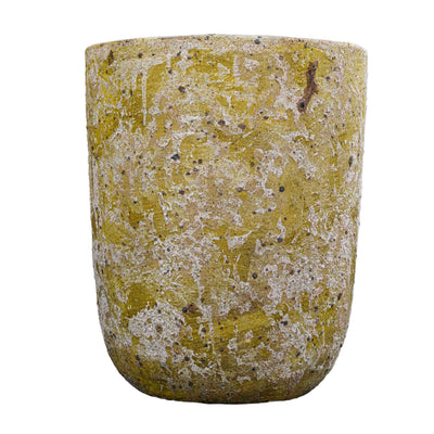 Soft Yellow Ceramic Pot