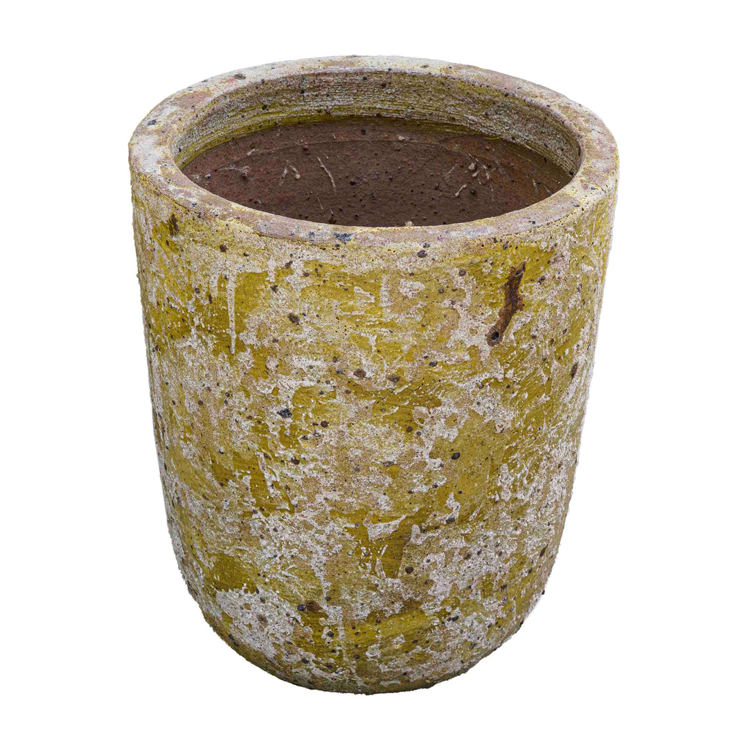 Soft Yellow Ceramic Pot