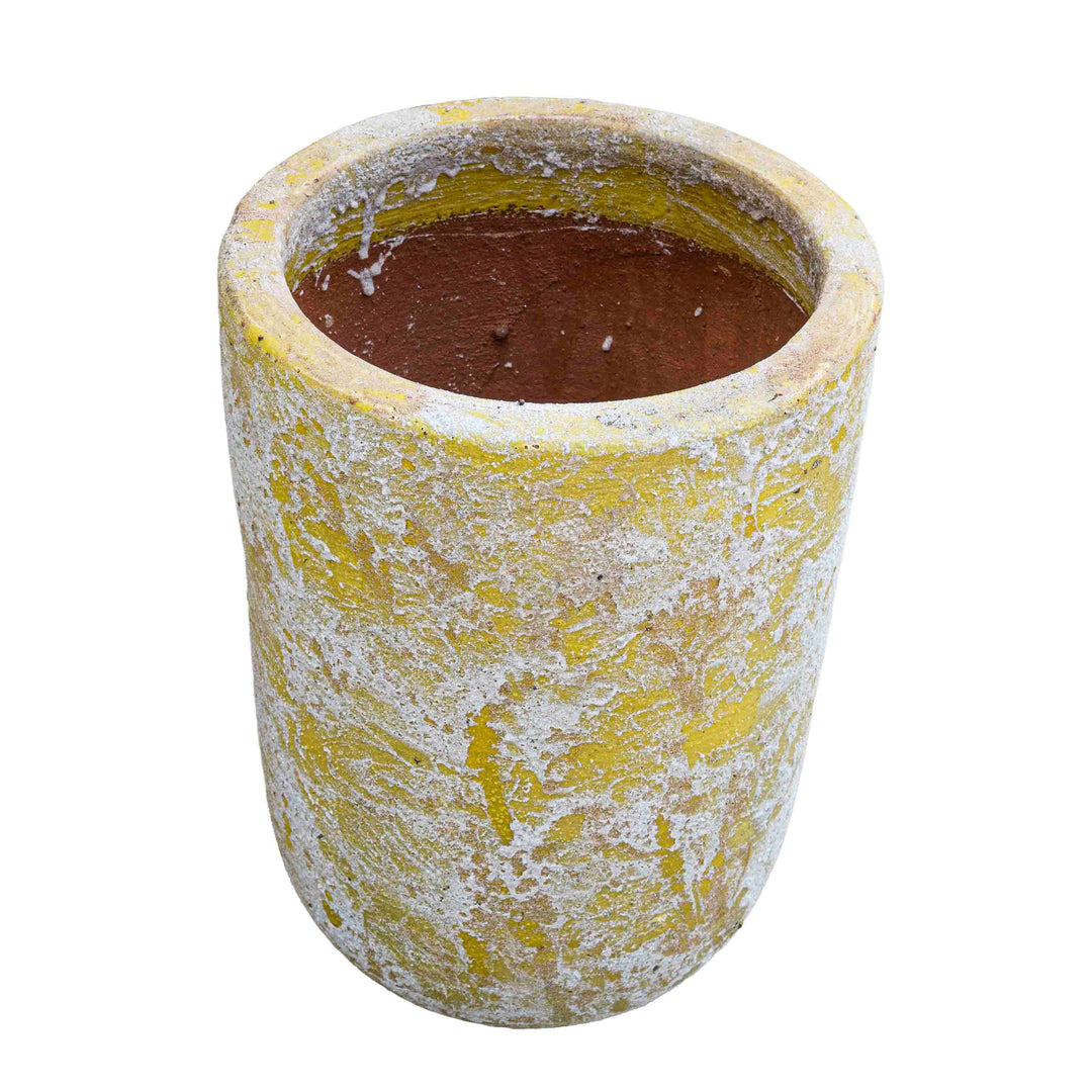 Soft Yellow Ceramic Pot