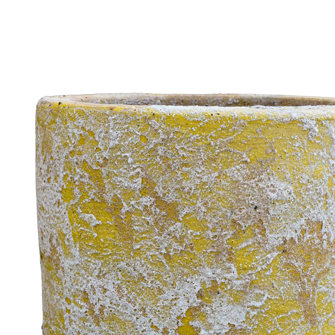 Soft Yellow Ceramic Pot