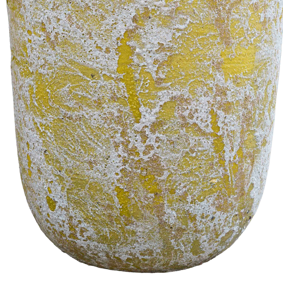 Soft Yellow Ceramic Pot