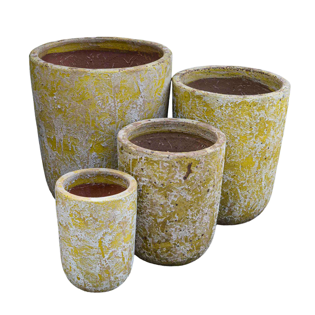 Soft Yellow Ceramic Pot