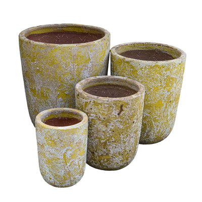 Soft Yellow Ceramic Pot