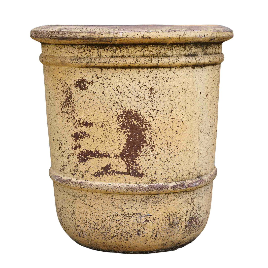 Rust beige Ceramic Pot