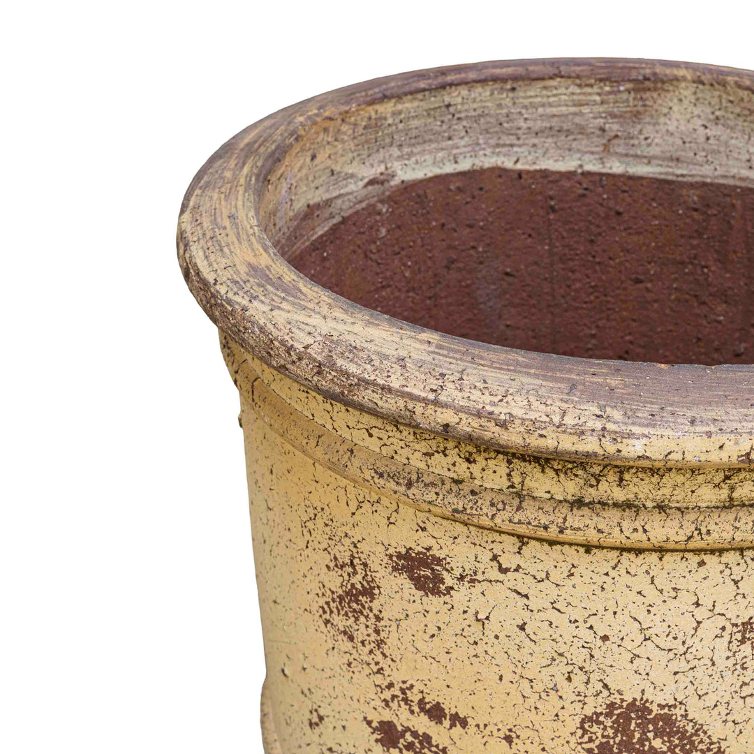 Rust beige Ceramic Pot