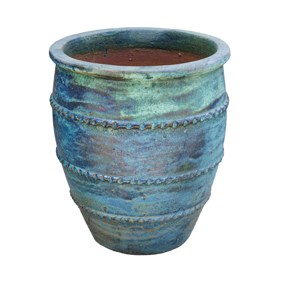 Lineridge Ceramic Pot Blue