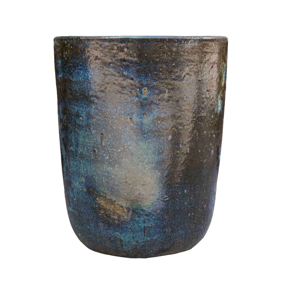 Antique Blue Ceramic Pot