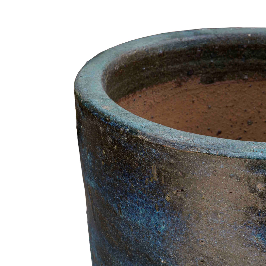Antique Blue Ceramic Pot