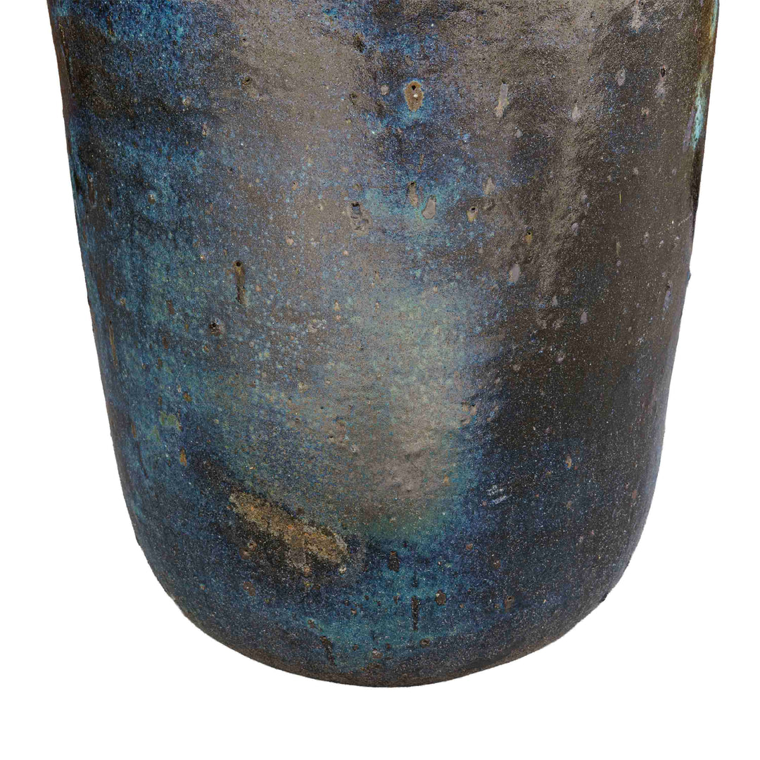 Antique Blue Ceramic Pot