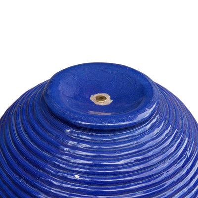 Bright Blue Spiral Hue Fountain