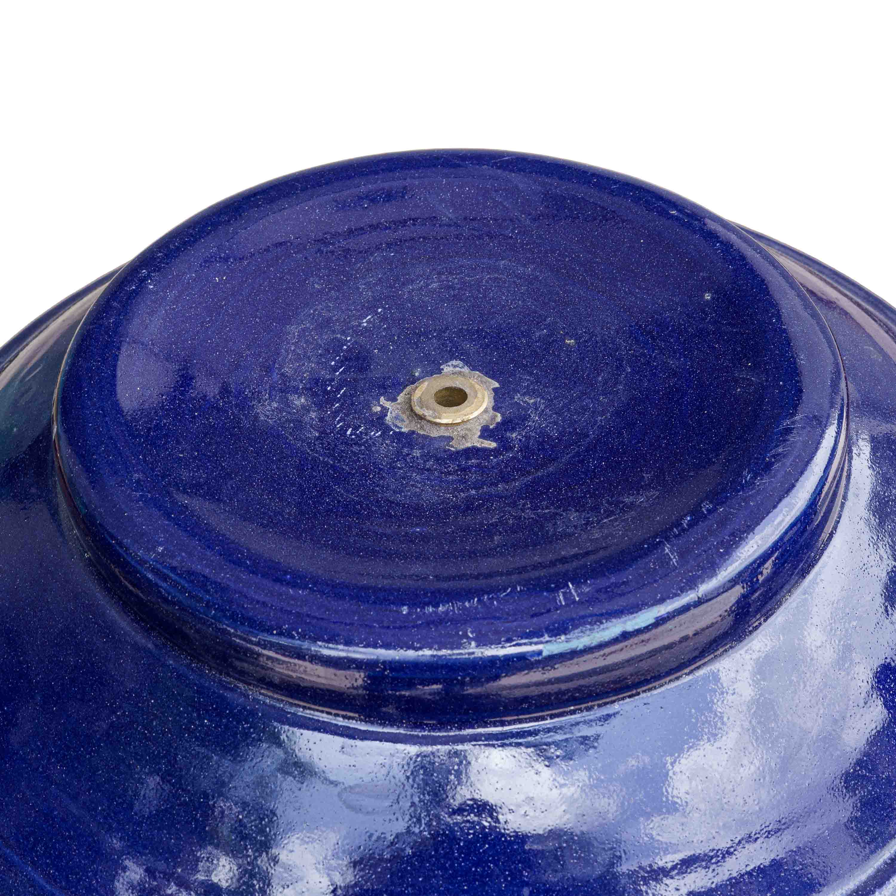 Dark Blue Spiral Hue Fountain