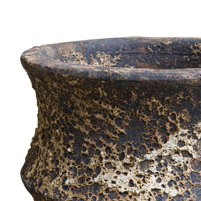 Bubbled Ceramic Pot Grey