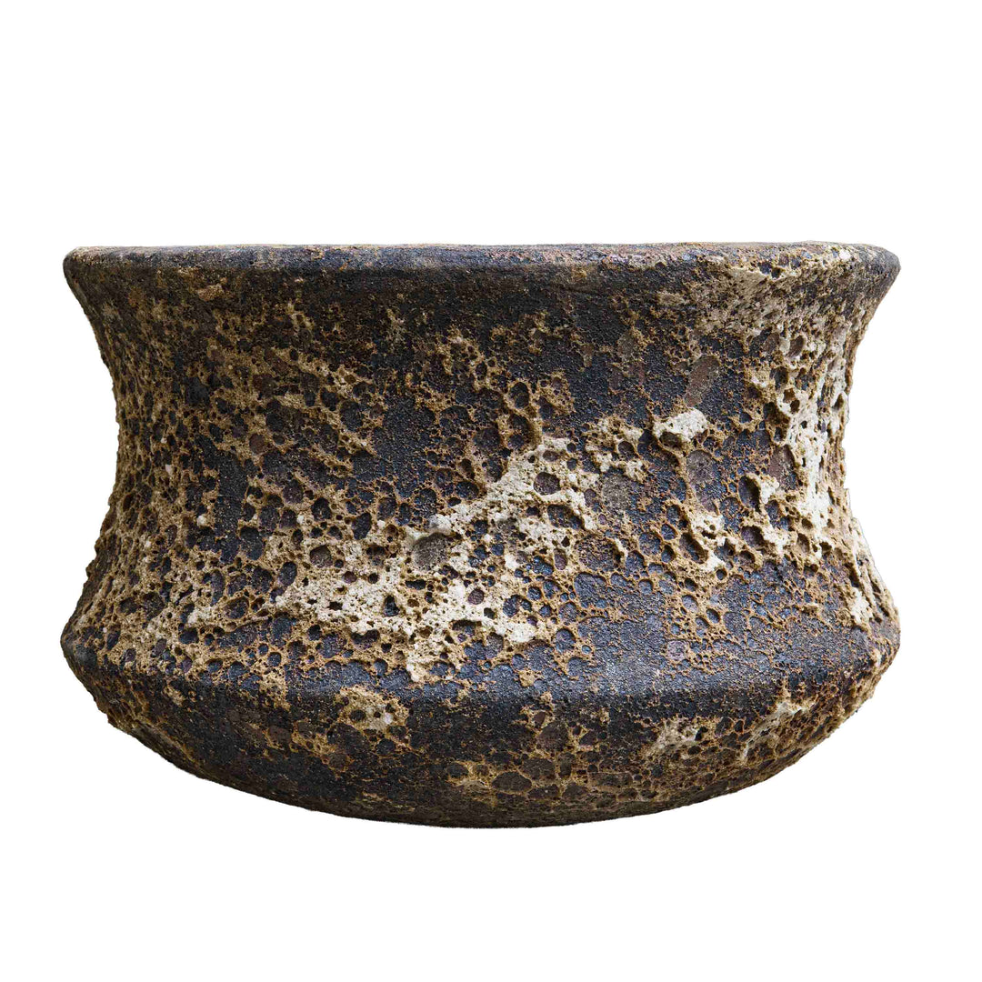 Bubbled Ceramic Pot Grey