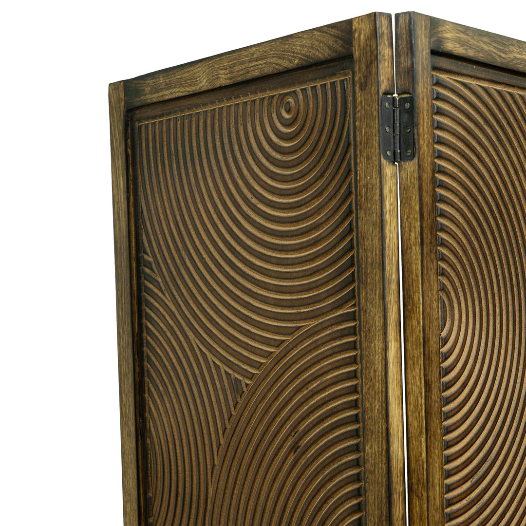 Varha Wooden Panel Screen - 6 Feet