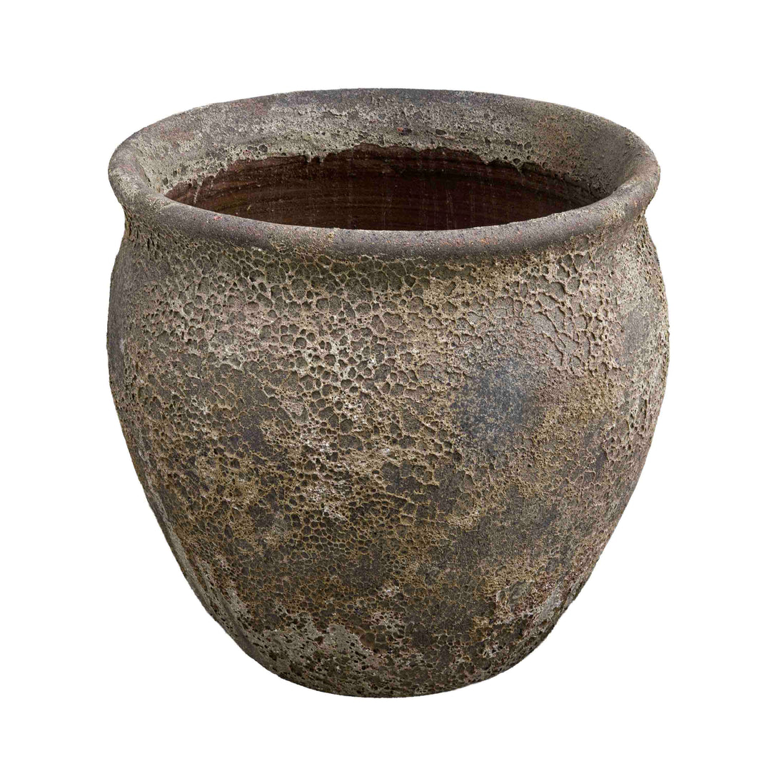 Sage Antique Finish Ceramic Pot