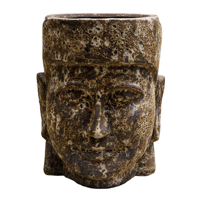 Potters face ceramic Pot