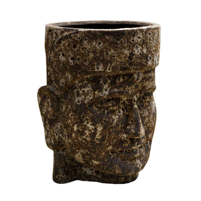Potters face ceramic Pot