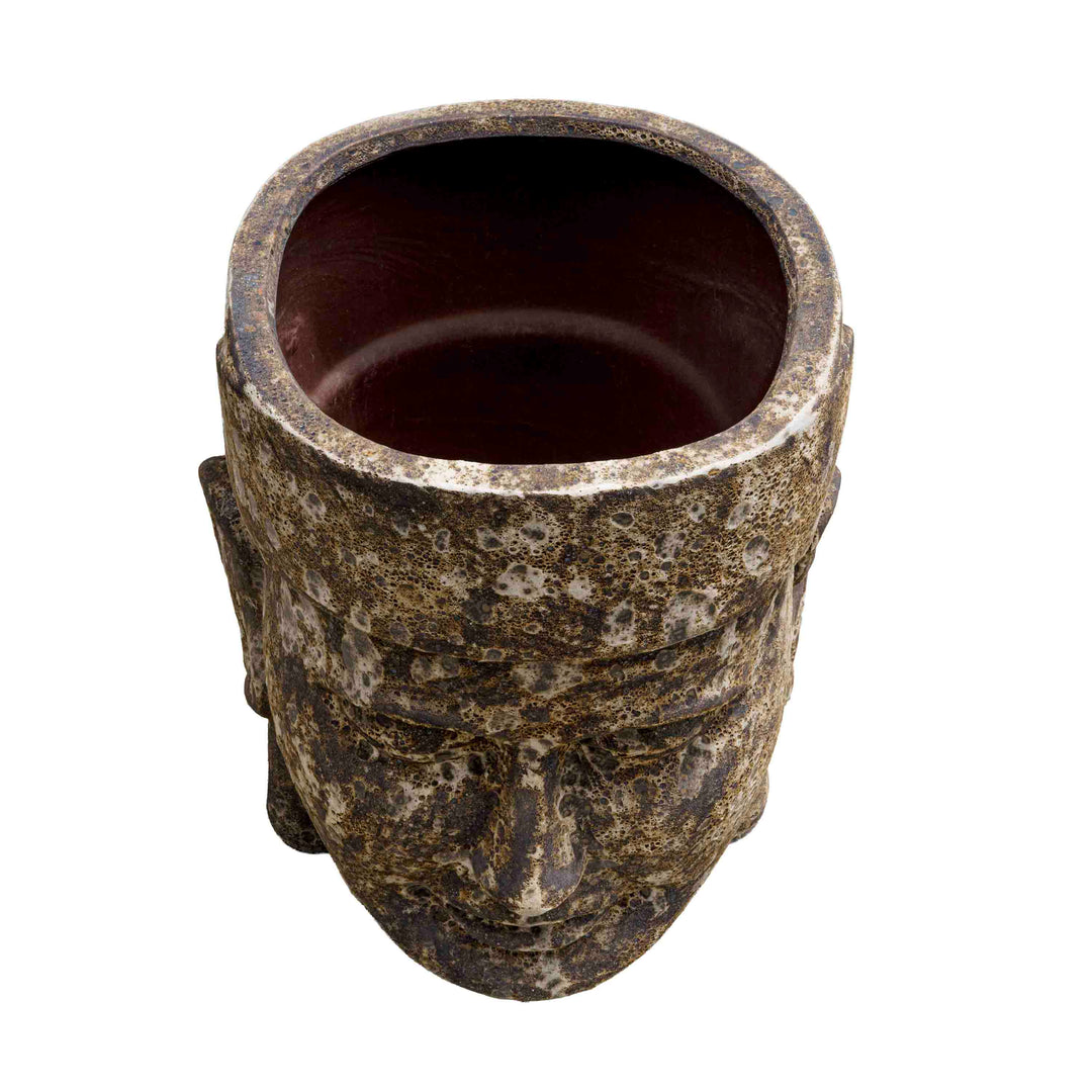 Potters face ceramic Pot