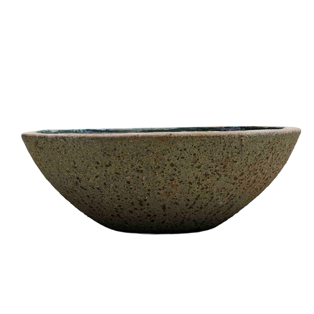 Green Textured Ceramic Pot