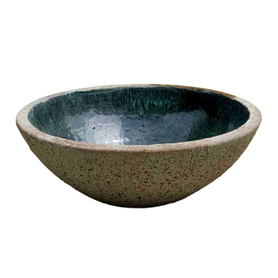 Green Textured Ceramic Pot