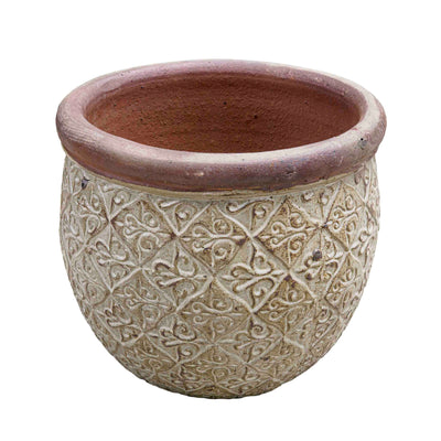 Ivory Hue Ceramic Pot
