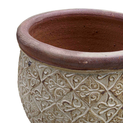 Ivory Hue Ceramic Pot