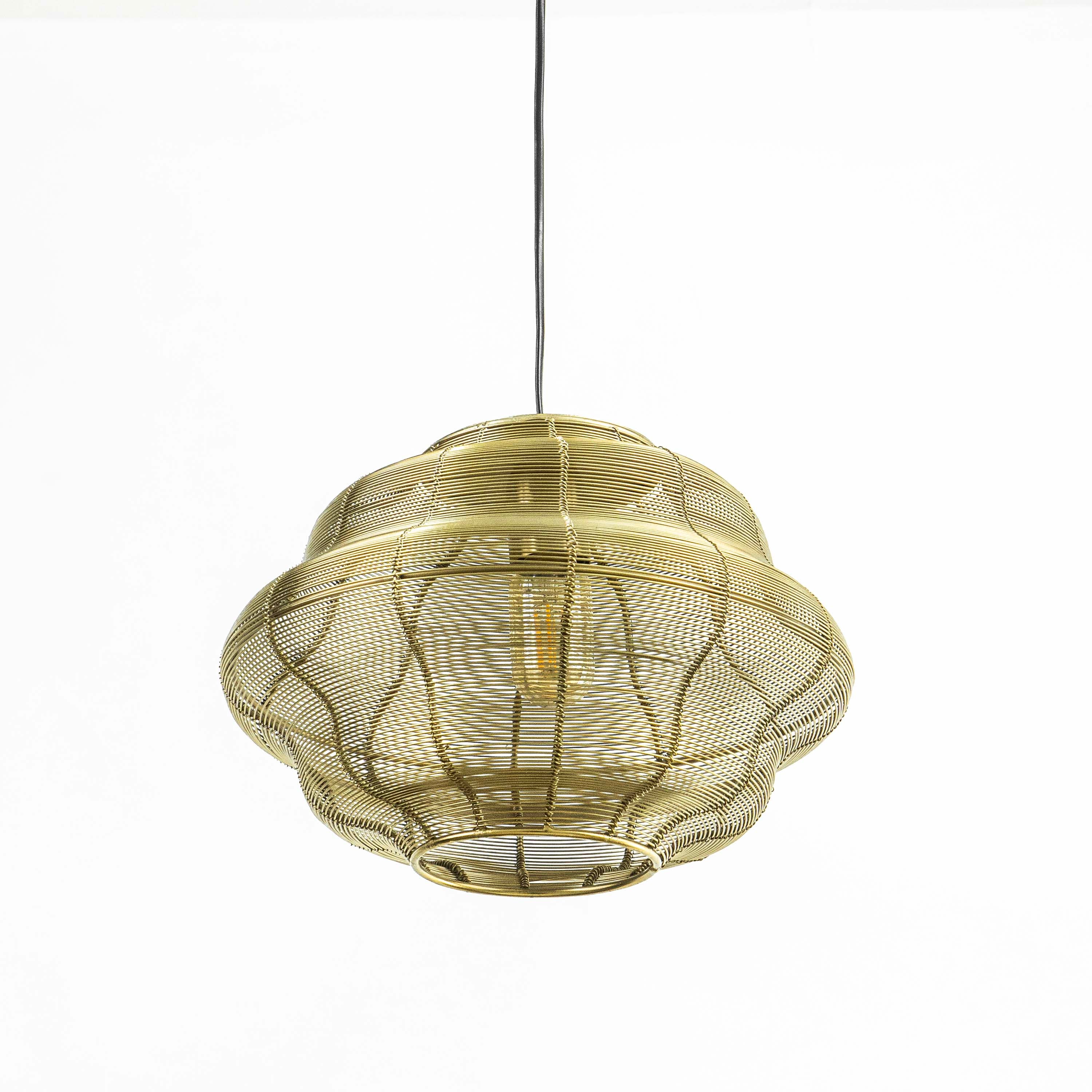 Round Cut Step Pendant Lamp