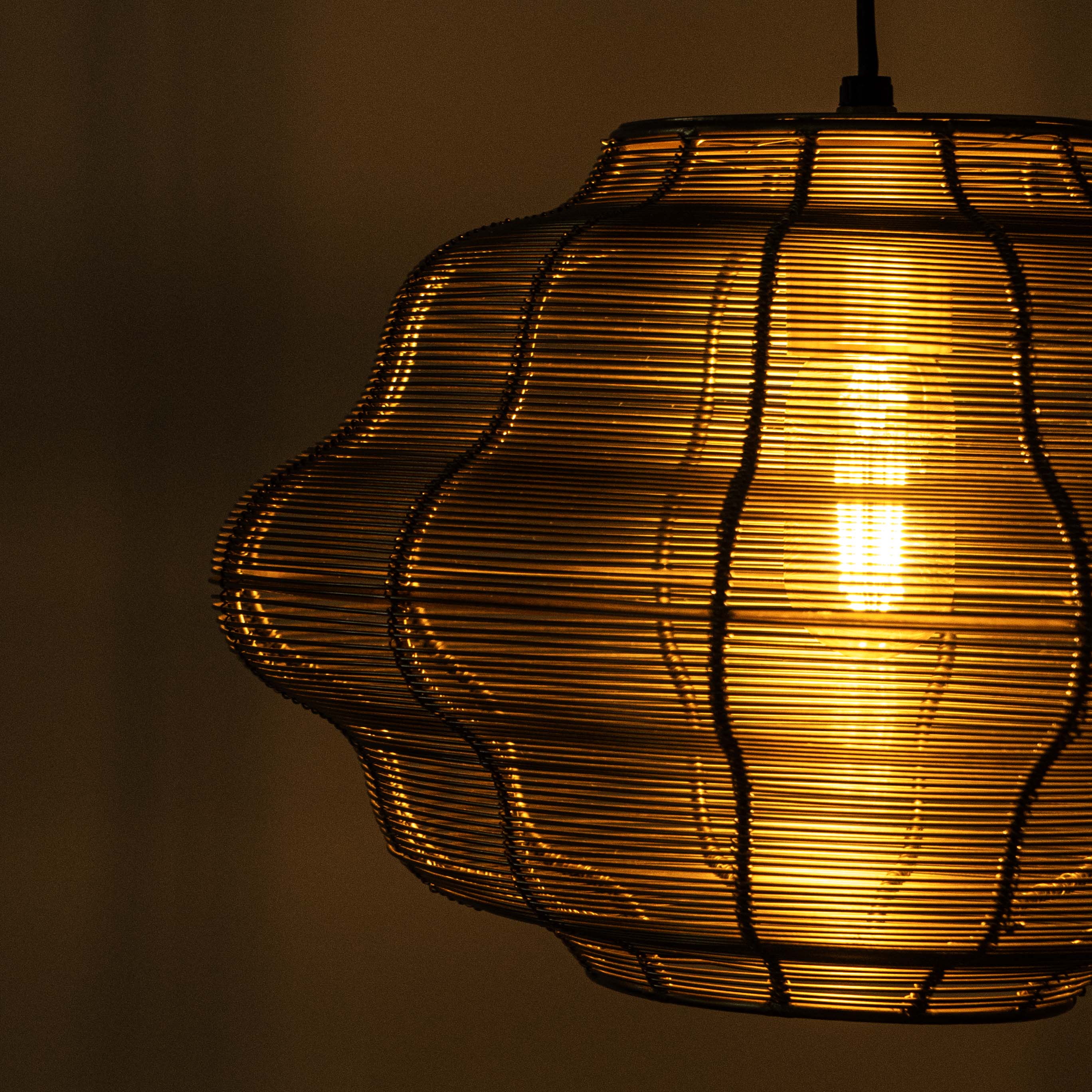 Round Cut Step Pendant Lamp