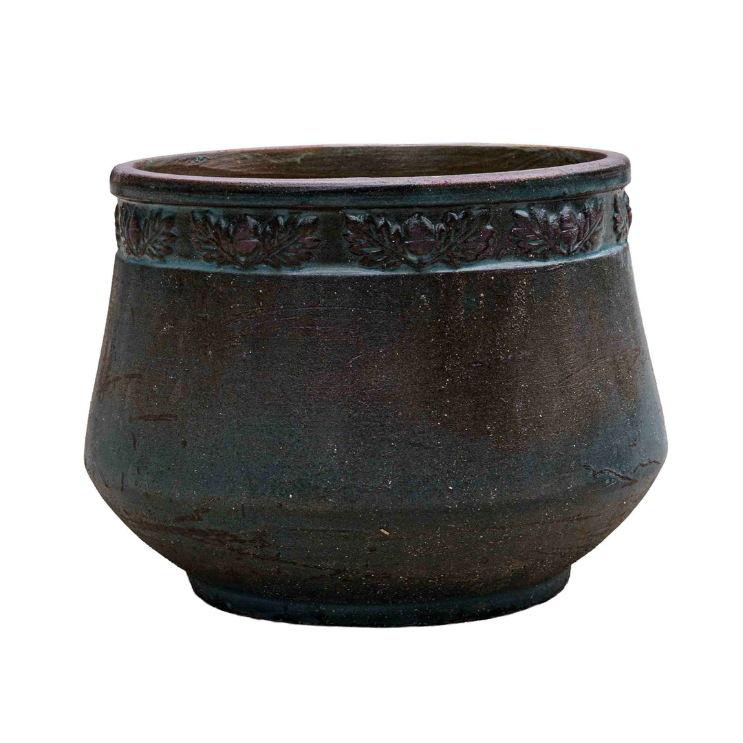 Aqua Blue Ceramic Pot