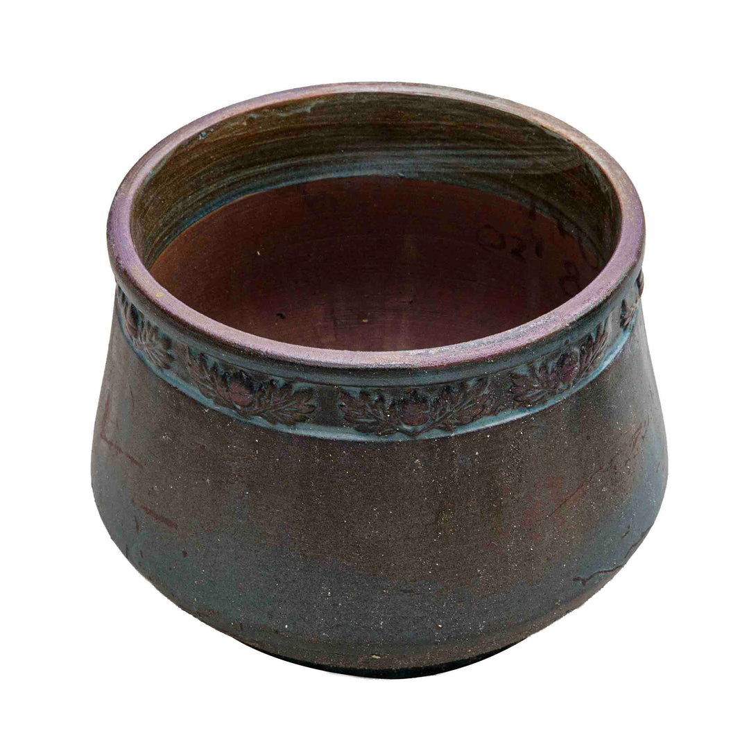 Aqua Blue Ceramic Pot