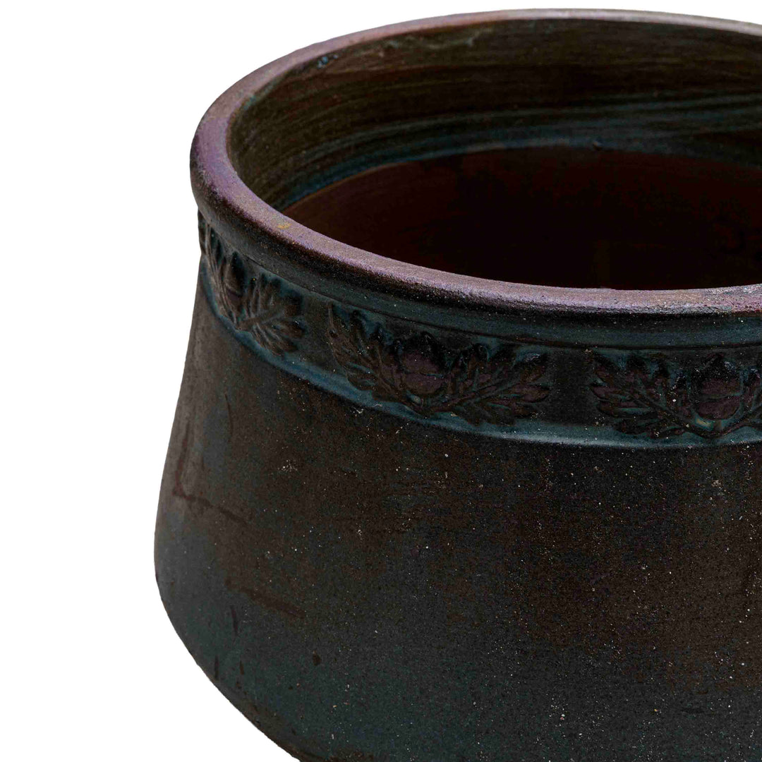 Aqua Blue Ceramic Pot