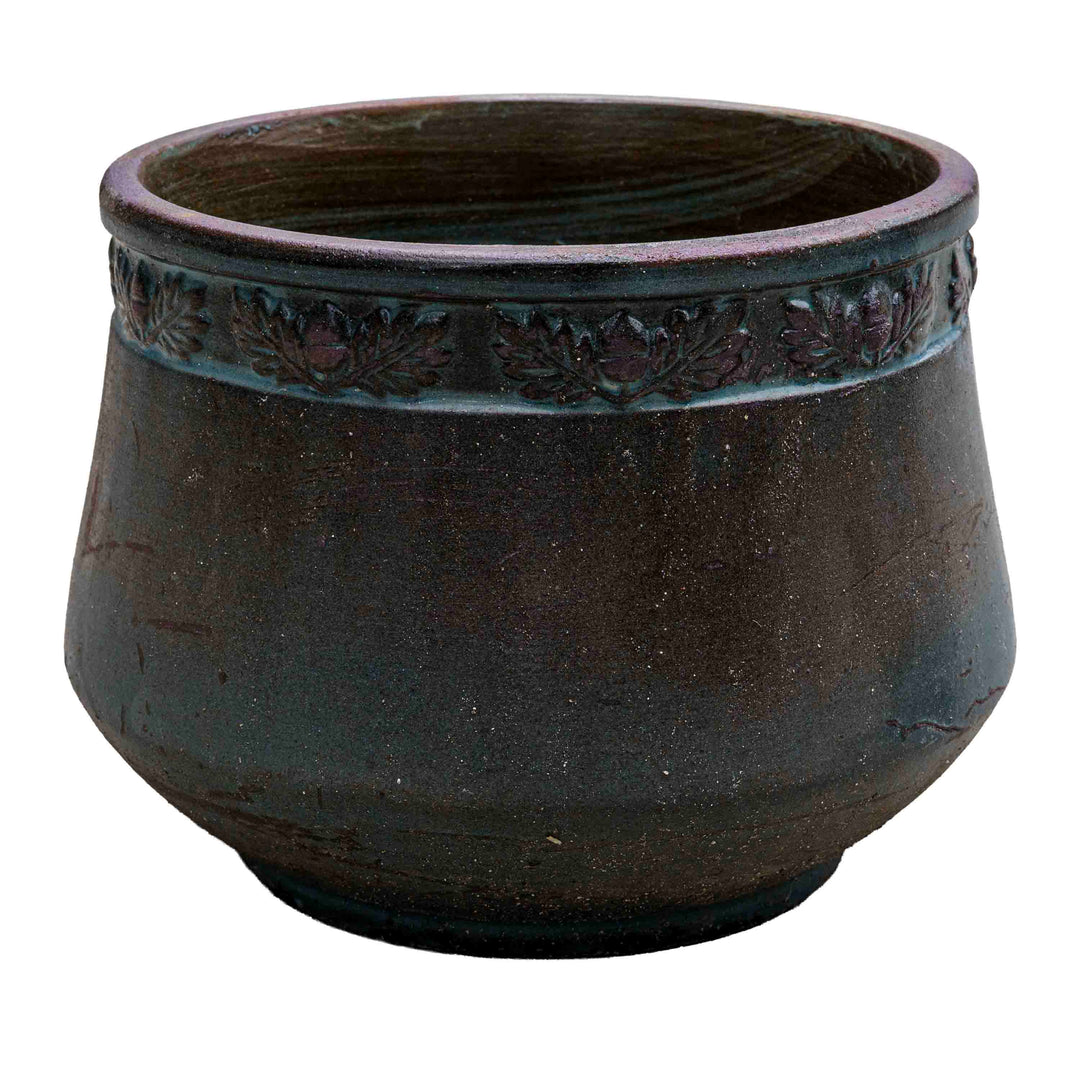 Aqua Blue Ceramic Pot