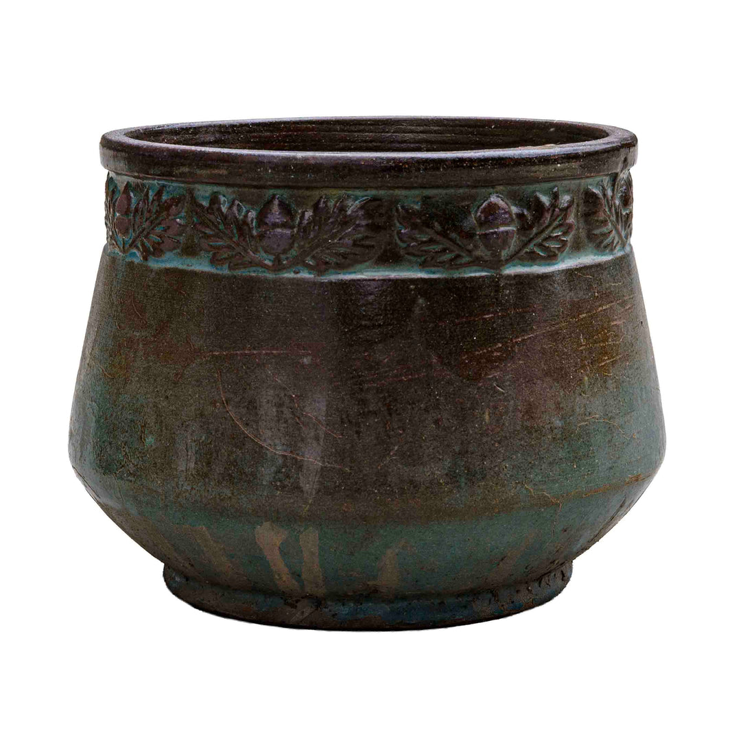 Aqua Blue Ceramic Pot